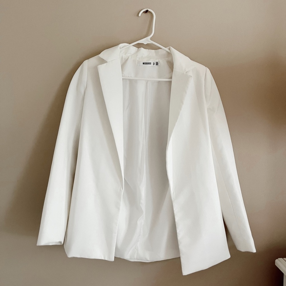 white blazer